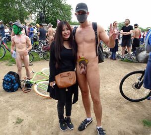 Masculine naturist festival images