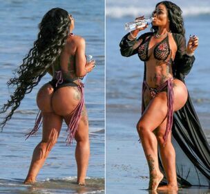 Blac Chyna Flaunts Phat Derriere In