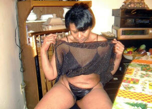Slender mature wife with fat..