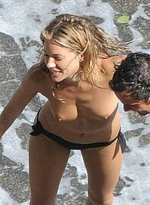 Sienna Miller naked stripped to the
